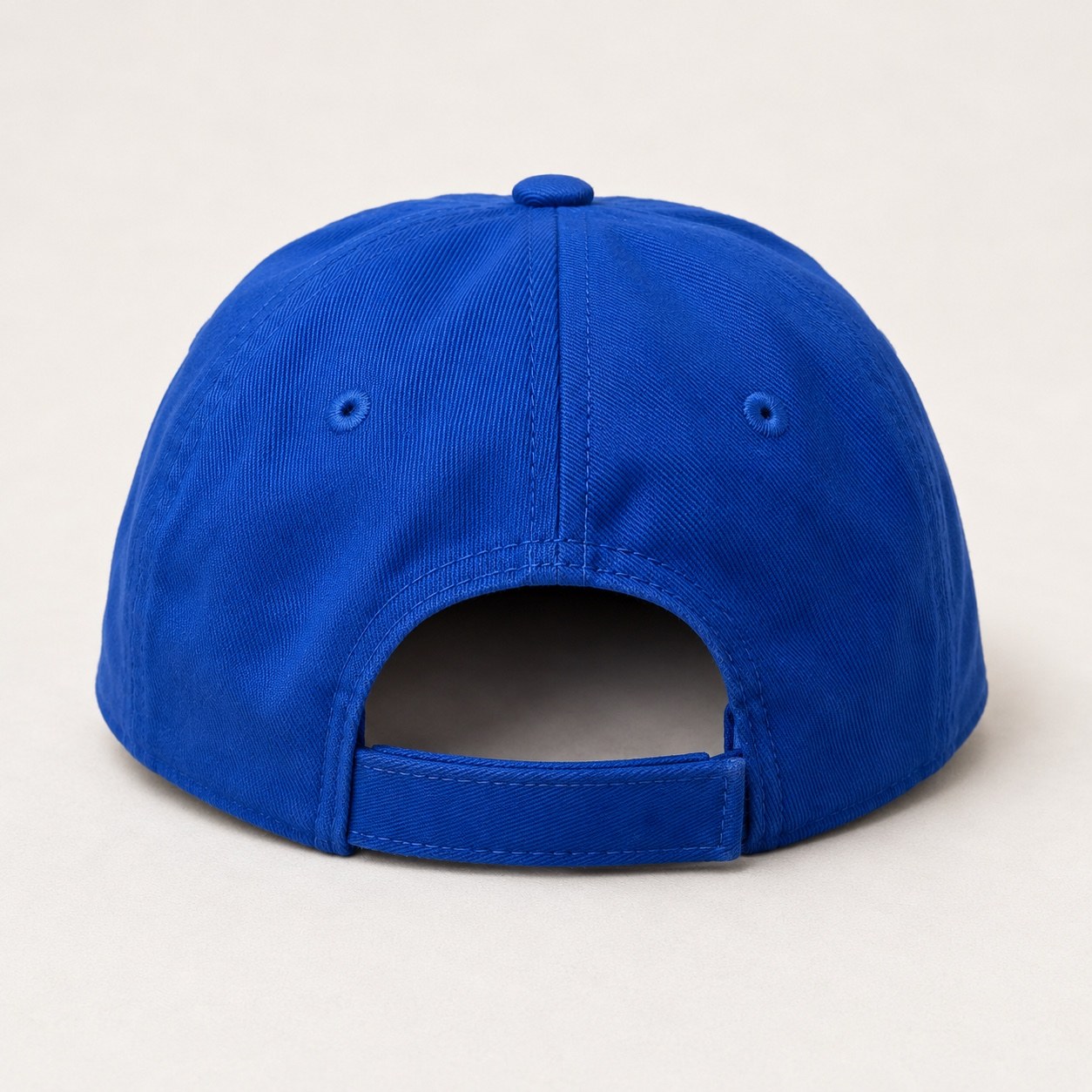 Dirty Leeds® Original Logo Blue Junior Baseball Cap – back view.