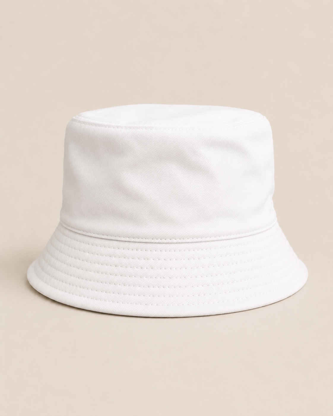 Dirty Leeds® White Bucket Hat – back view.